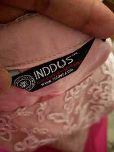 Pink Embroidered Anarkali Suit