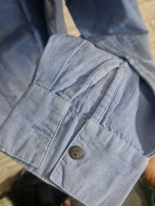 Blue Ombre Denim Shirt