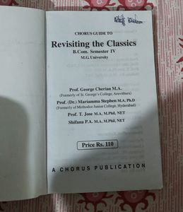 MG University 1st Semester And 4th Semester English Guide