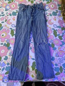 Ripped Blue Jeans
