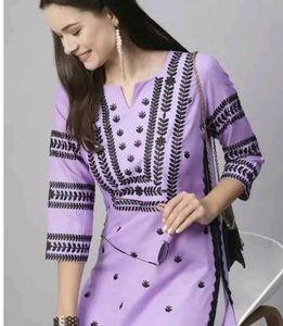 Elegant Lavender Kurta