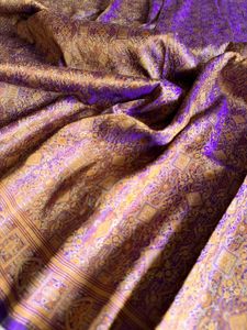 100% Pure Silk Rare Kinkhwab Banarasi