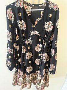 Floral Print Mini Dress