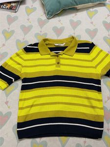 Striped Polo Top