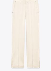 Zara Satin Slit Pants- Limited Time Deal