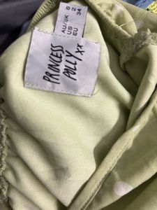 Blackless Pista Green Dress