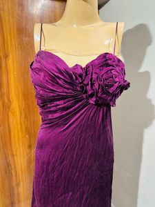 Elegant Purple Maxi Dress
