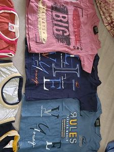 Baby Boy Cotton Clothes Like New 6 Shirts