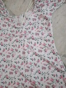 Floral Print Mini Dress