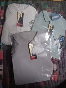 PlayBoy Tshirts Pack Of 3 [ Green , White , Grey ]