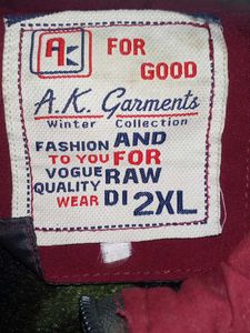 Stylish Maroon Sleeveless Jacket