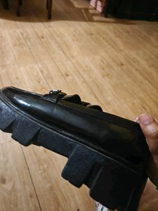 Black Chunky Loafers
