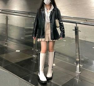Genuine Leather Blazer