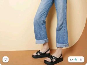 Roadster Black Platform Sandals