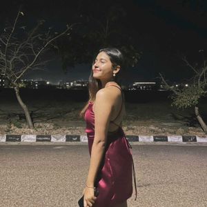 Burgundy Mini Slip Dress