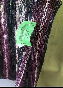 Striped Sequin Cami Top