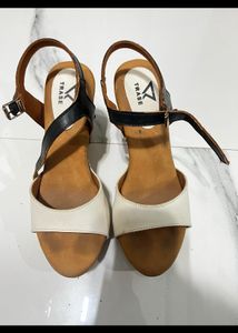 White And Black Heels