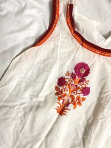 Ethnic Long Palazzo Embroidered Top
