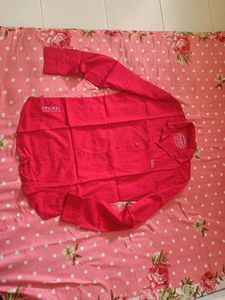 Stylish Red Casual Shirt