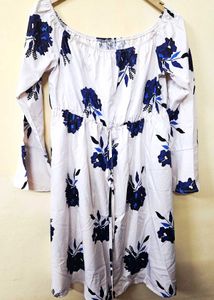 Floral Off-Shoulder Dress