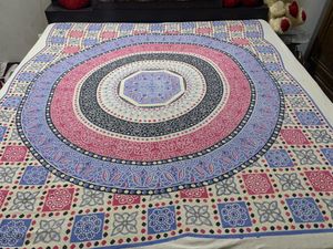 Multicolour Bed sheet