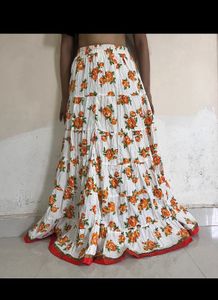 Floral Skirt / lehenga