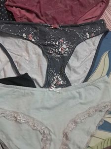 Combo  Of Nine Pure Cotton  Imported Fabric Panty