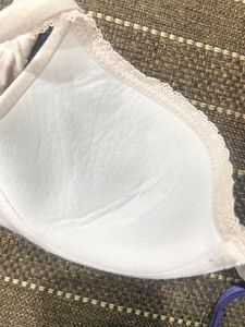 Beige White Bra Victorias secret