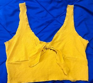 Ribbed Crop Top SHEIN