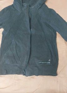 Gray Zip-Up Hoodie