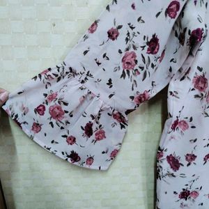 Floral Smocked Blouse