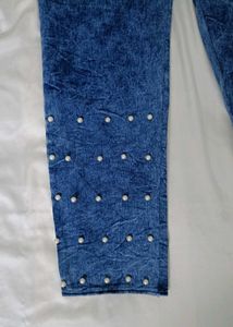 Straight Fit Denim Pants