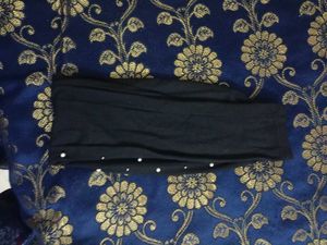 Black Headband with Pearl Detail