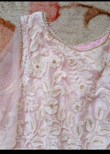 Elegant Pink Ethnic Gown