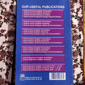 OXFORD CURRENT ENGLISH GRAMMAR