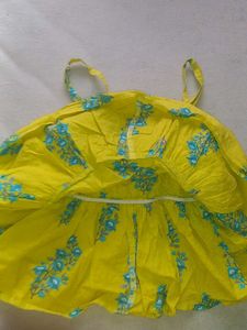 Yellow Floral Top