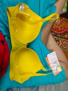Yellow Backless Brand New Bra