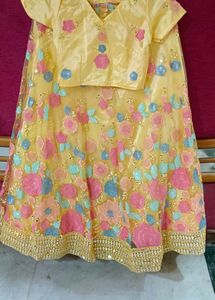 😍 Yellow designer Lehenga Choli 💛