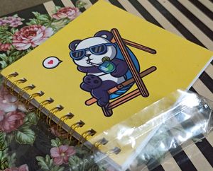 Cool Panda Spiral Notebook
