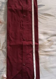 Maroon Formal Cotton Shirt