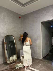 Elegant White Lace Dress