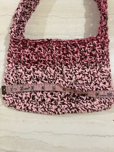 💕🎀Pink Crochet Handbag🎀💕