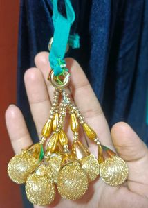 Skirt With Embellished Attached Dupatta