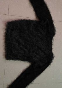Black FUR|| SWEATER