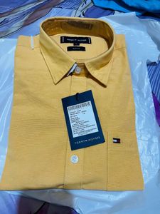 Tommy Hilfiger Peach Casual Shirt