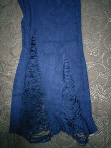 Ribbed Pencil Skirt