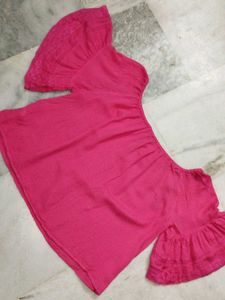 Off Shoulder Crop Top For Women&#39;s