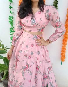 Floral Lehenga Choli Set