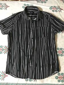 Black Striped Shirt