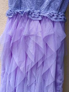 Lavender Ruffle Dress